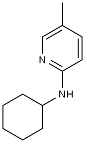 N-cyclohexyl-5-methylpyridin-2-amine Struktur