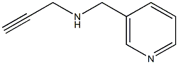 prop-2-yn-1-yl(pyridin-3-ylmethyl)amine Struktur