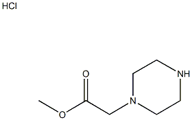 METHYL PIPERAZIN-1-YLACETATE HYDROCHLORIDE Struktur