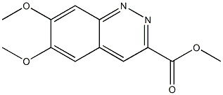 METHYL 6,7-DIMETHOXYCINNOLINE-3-CARBOXYLATE Struktur