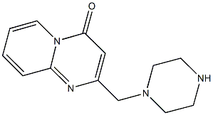 2-(PIPERAZIN-1-YLMETHYL)-4H-PYRIDO[1,2-A]PYRIMIDIN-4-ONE Struktur