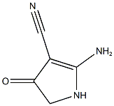 2-AMINO-4-OXO-4,5-DIHYDRO-1H-PYRROLE-3-CARBONITRILE Struktur