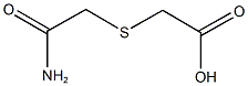 (2-AMINO-2-OXOETHYL)THIO]ACETIC ACID Struktur