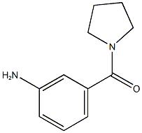 3-(PYRROLIDIN-1-YLCARBONYL)ANILINE Struktur