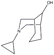 3-cyclopropyl-3-azabicyclo[3.3.1]nonan-9-ol Struktur