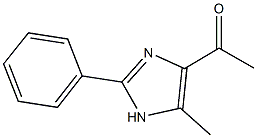 1-(5-methyl-2-phenyl-1H-imidazol-4-yl)ethanone Struktur