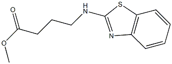 methyl 4-(1,3-benzothiazol-2-ylamino)butanoate Struktur