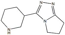 3-piperidin-3-yl-6,7-dihydro-5H-pyrrolo[2,1-c][1,2,4]triazole Struktur