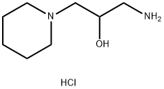 1-amino-3-piperidin-1-ylpropan-2-ol Struktur