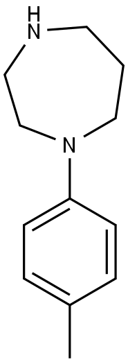 1-(4-methylphenyl)-1,4-diazepane Struktur