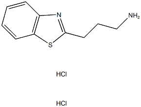 3-(1,3-benzothiazol-2-yl)propan-1-amine dihydrochloride Struktur