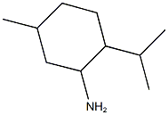 2-isopropyl-5-methylcyclohexanamine Struktur