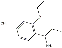 1-(2-ethoxyphenyl)propan-1-amine hydrate Struktur