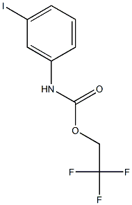 2,2,2-trifluoroethyl 3-iodophenylcarbamate Struktur