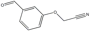 (3-formylphenoxy)acetonitrile Struktur