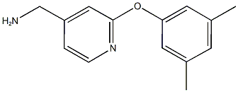 [2-(3,5-dimethylphenoxy)pyridin-4-yl]methylamine Struktur