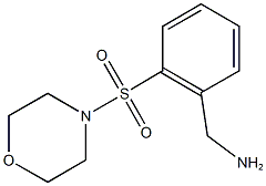 [2-(morpholine-4-sulfonyl)phenyl]methanamine Struktur