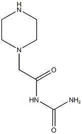 [2-(piperazin-1-yl)acetyl]urea Struktur