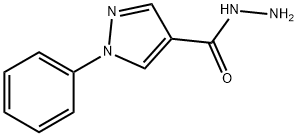 1-phenyl-1H-pyrazole-4-carbohydrazide Struktur