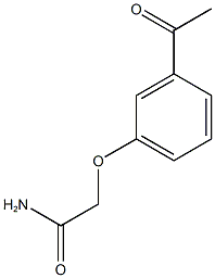 2-(3-acetylphenoxy)acetamide Struktur