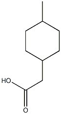 2-(4-methylcyclohexyl)acetic acid Struktur