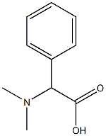 2-(dimethylamino)-2-phenylacetic acid Struktur