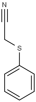 2-(phenylsulfanyl)acetonitrile Struktur