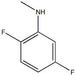 2,5-difluoro-N-methylaniline Struktur