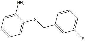 2-[(3-fluorobenzyl)thio]aniline Struktur