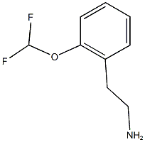 2-[2-(difluoromethoxy)phenyl]ethan-1-amine Struktur