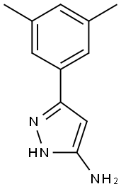 3-(3,5-dimethylphenyl)-1H-pyrazol-5-amine Struktur