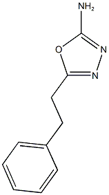 5-(2-phenylethyl)-1,3,4-oxadiazol-2-amine Struktur