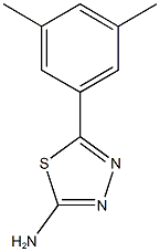 5-(3,5-dimethylphenyl)-1,3,4-thiadiazol-2-amine Struktur