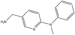 5-(aminomethyl)-N-methyl-N-phenylpyridin-2-amine Struktur