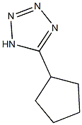 5-cyclopentyl-1H-1,2,3,4-tetrazole Struktur