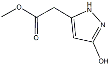 methyl 2-(3-hydroxy-1H-pyrazol-5-yl)acetate Struktur