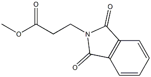 methyl 3-(1,3-dioxo-2,3-dihydro-1H-isoindol-2-yl)propanoate Struktur