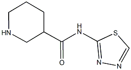 N-(1,3,4-thiadiazol-2-yl)piperidine-3-carboxamide Struktur