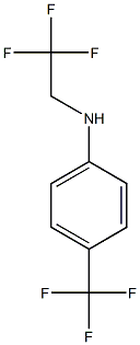 N-(2,2,2-trifluoroethyl)-4-(trifluoromethyl)aniline Struktur