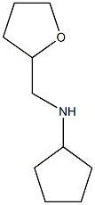 N-(oxolan-2-ylmethyl)cyclopentanamine Struktur