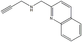 prop-2-yn-1-yl(quinolin-2-ylmethyl)amine Struktur