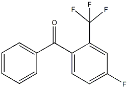 4-Fluoro-2-(trifluoromethyl)benzophenone, 97+% Struktur