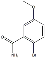 2-Bromo-5-methoxybenzamide Struktur