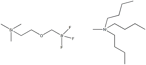 Tributyl methylammonium [2-(trimethylsilyl)ethoxy]-methyltrifluoroborate Struktur