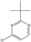 2-tert-butyl-4-chloropyrimidine Struktur