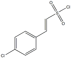 2-(4-CHLOROPHENYL)ETHYLENESULFONYL CHLORIDE Struktur