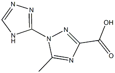 5-METHYL-4''H-1,3''-BI-1,2,4-TRIAZOLE-3-CARBOXYLIC ACID Struktur