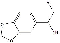 1-(1,3-BENZODIOXOL-5-YL)-2-FLUOROETHANAMINE Struktur