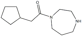 1-(CYCLOPENTYLACETYL)-1,4-DIAZEPANE Struktur