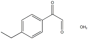 4-ETHYLPHENYLGLYOXAL HYDRATE, 95+% Struktur